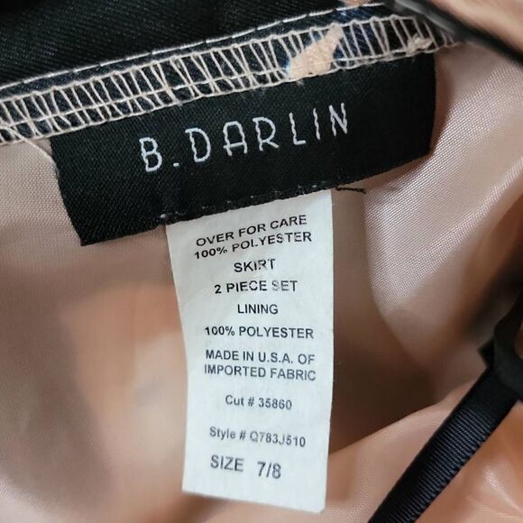 ‎B. Darlin Floral Pleated Tulle Skirt [SIZE 7/8] - Picture 5 of 5